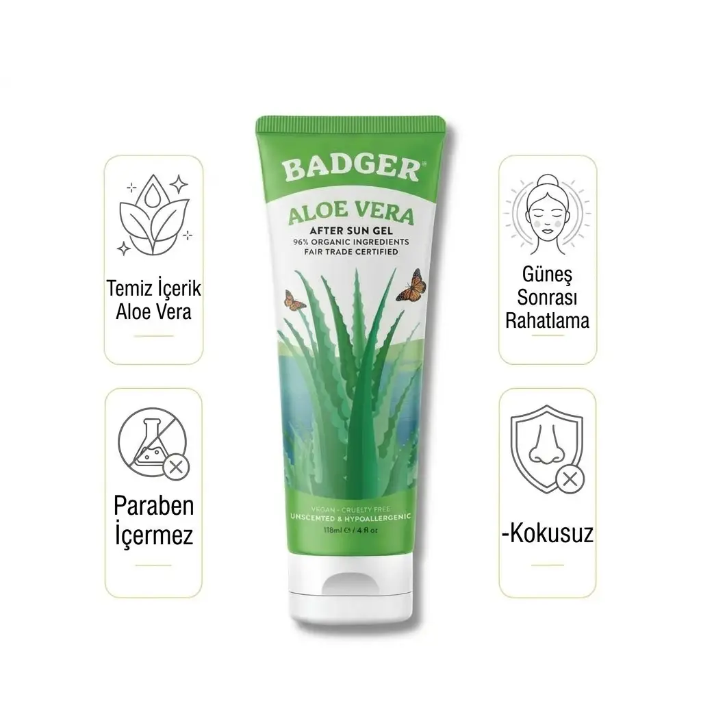 Badger Aloe Vera Jel 118 mL