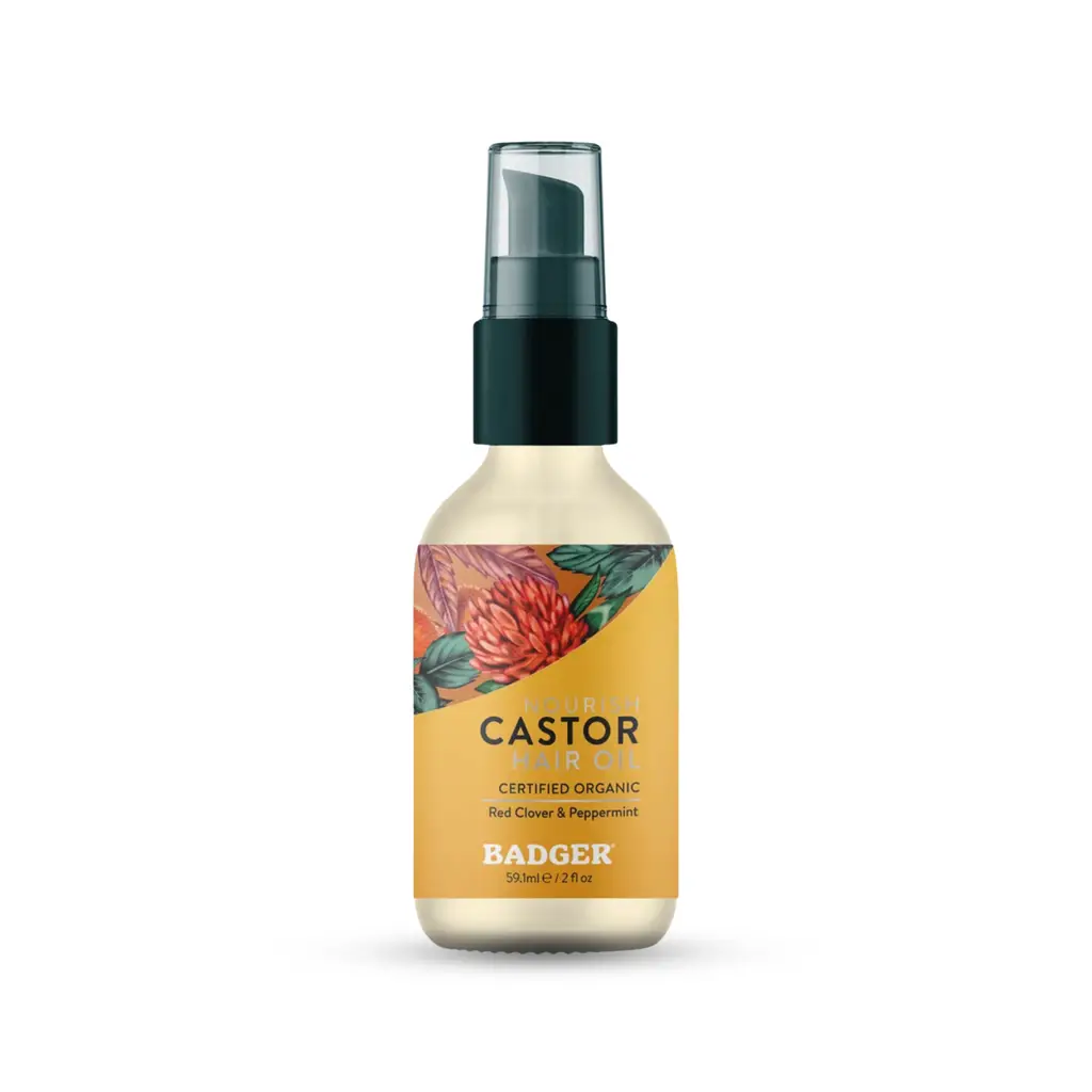 Badger Organik Hint Yağı Saç Bakım Yağı (Castor Hair Oil)
