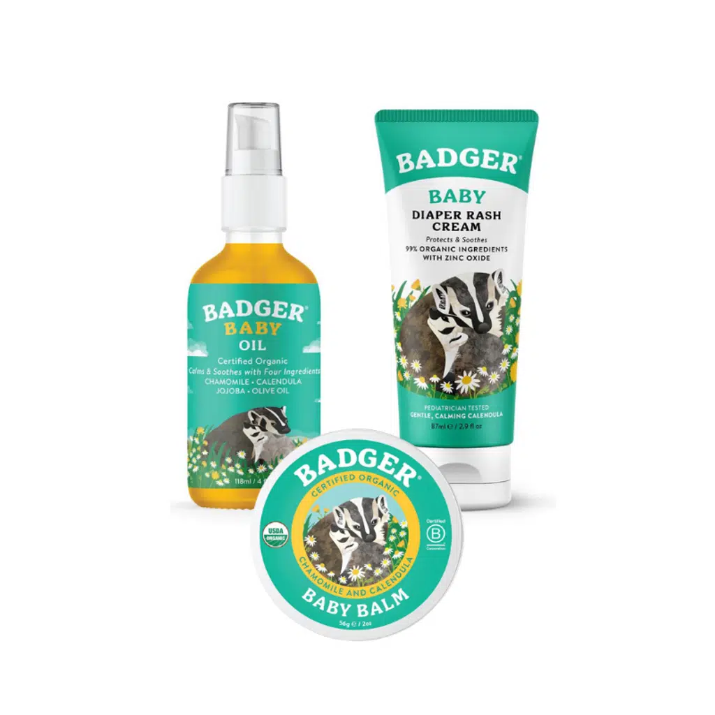 Badger Organik Bebek Hediye Seti