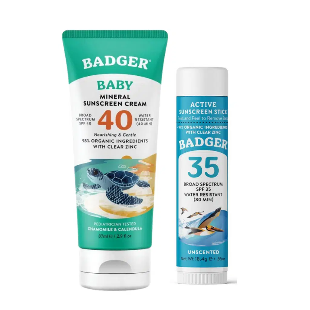 Bebek Güneş Kremi ve Yetişkin Güneş Stick Set 