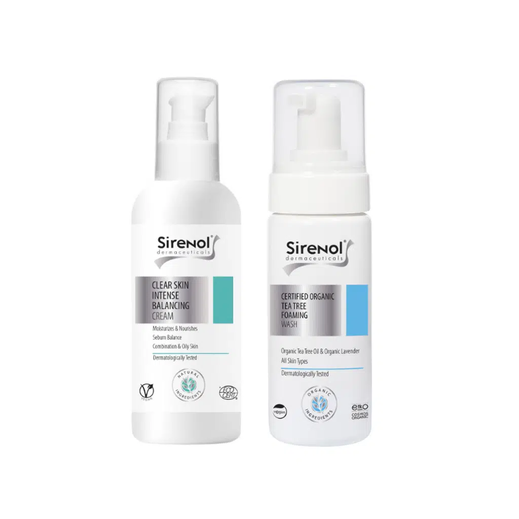 Sirenol Çay Ağacı Köpük Dengeleyici Set 60 mL / 150 mL