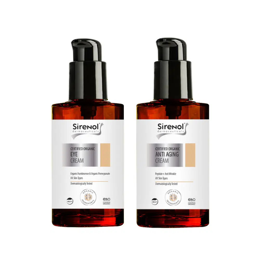 Sirenol Organik Göz Kremi ve Anti Aging Set 15 mL / 50 mL