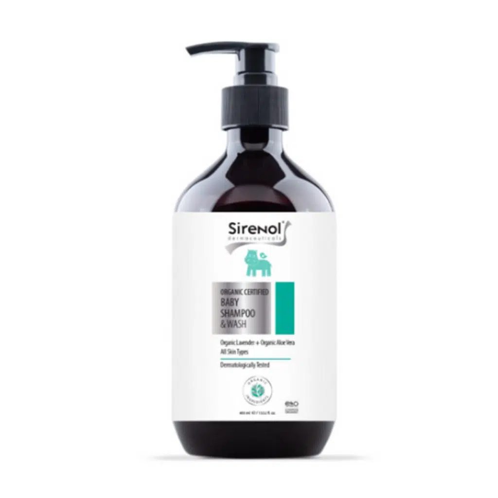 Sirenol Organik Bebek Saç Vücut Şampuanı 400 mL