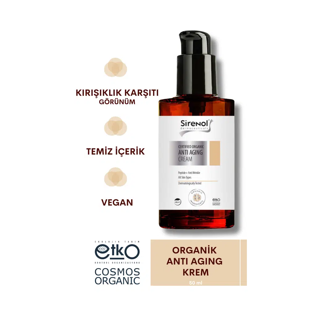 Sirenol Organik Sertifikalı Anti Aging Yüz Kremi 50 mL